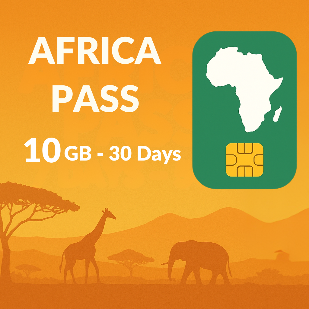 Africa Pass 10GB – 30 Days