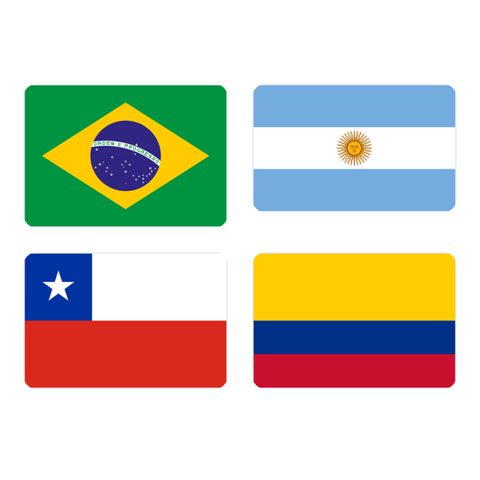 South America A, 3GB /day, 128kbps (SIM Top-Up)